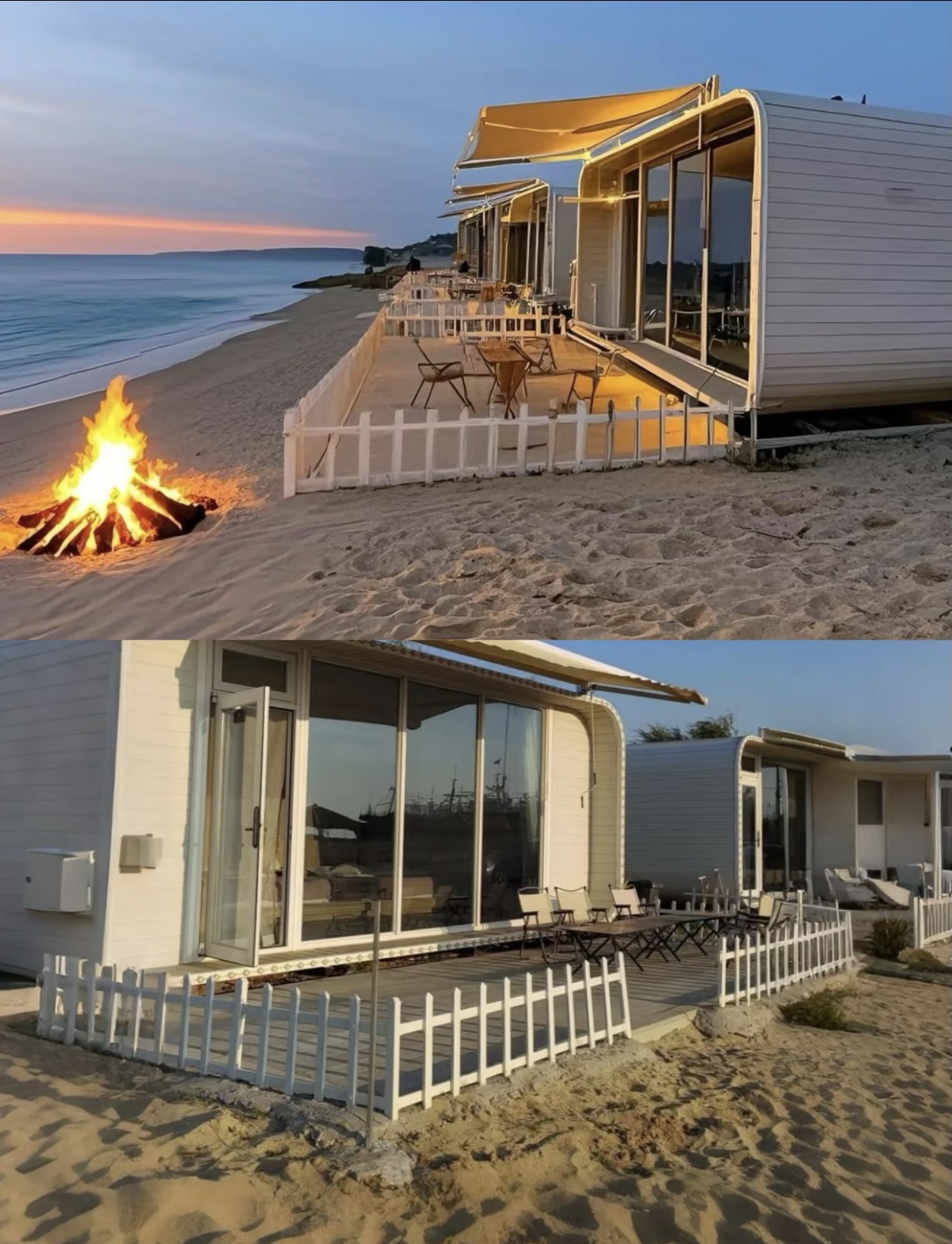 Luxury pods for Ocean
