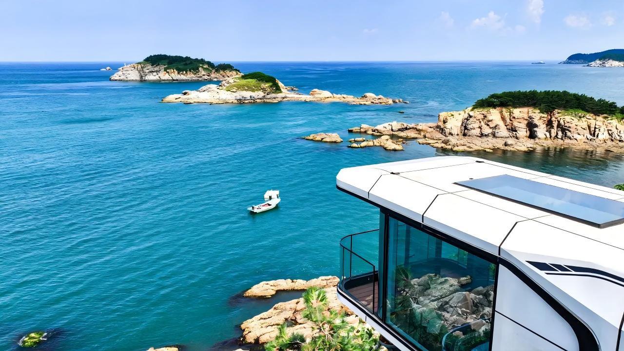 Cliffside Space Capsule by the Sea | A Dream Stay Above the Ocean